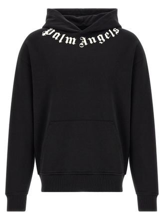 Palm Angels Black Logo Hoodie