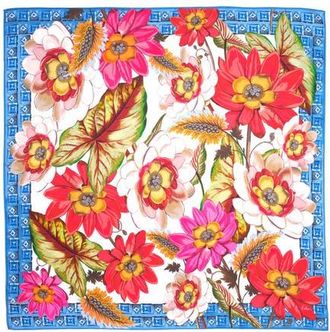 Echo Tropical Floral Square in Vista Blue at Nordstrom