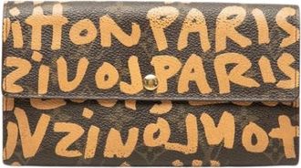 Louis Vuitton Pre-owned Canvas wallets - Dames - Vintage Accessoires - Bruin - ONE Size - Vintage