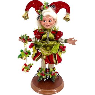 Mark Roberts Holly Belle Elf On Base, Small in Red at Nordstrom