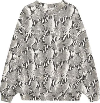 Anine Bing Miles Sweatshirt - Dames - Sweatshirts - Veelkleurig - S - Katoen - Hoodies & sweatvesten