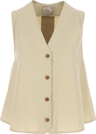 Alysi Vests - Dames - Bodywarmers - Beige - XS - Jassen