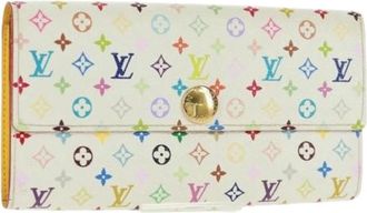 Louis Vuitton Pre-owned Canvas Portemonnee - Dames - Vintage Accessoires - Veelkleurig - ONE Size - Vintage