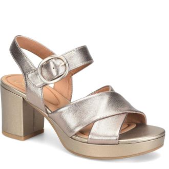 S&ouml;fft Lizzie SF0109500 Sandals Womens Light Espresso Block Heel ZOGG3020