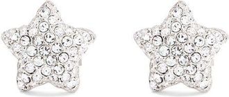 Marc Jacobs Star Pav&eacute; Stud Earrings in Silver/Crystal at Nordstrom