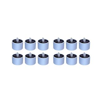 OEM 12 Velas Solares Resistentes A La Intemperie, Velas Solares Sin Llama, Velas Solares Led, Luces Sin Llama Para Jard&iacute;n Y Camping