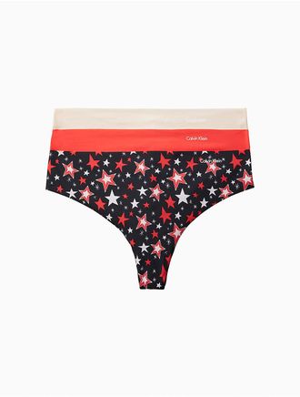 Calvin Klein Womens Invisibles 3-Pack Thong - Multi - XS