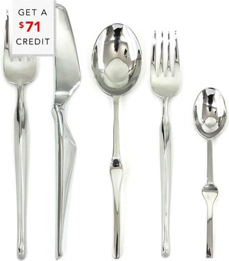 Mepra 5Pc Flatware Set With $71 Credit