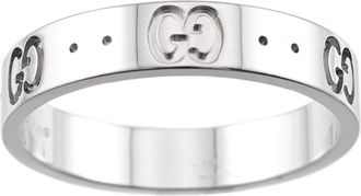 Gucci White Gold (18K) Band Ring (Pre-Owned)