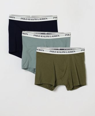 Polo Ralph Lauren Set di tre boxer parigamba in cotone stretch con vita logata