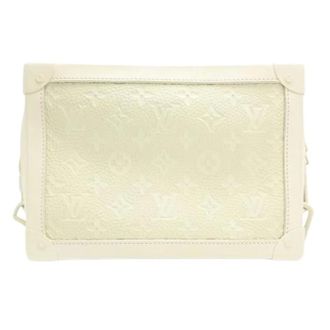 Louis Vuitton Pre-owned Taurillon Shoulder Bag - Dames - Pre-owned - Beige - Maat: ONE Size Leer