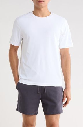 Reigning Champ Playoff Tech Piqu&eacute; T-Shirt in White at Nordstrom Rack, Size Xx-Large