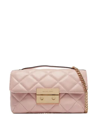 MICHAEL MICHAEL KORS  チェーンショルダーバッグ  SOFT PINK Crossbody bag Michael Kors Jet Set Large in pink leather | H