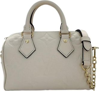 Louis Vuitton Pre-owned Vintage Mini Bag - Dames - Vintage Mini Tas - Beige - ONE Size - Leer - Vintage