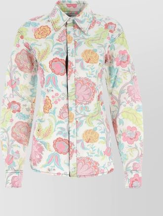 Marine Serre floral print shirt