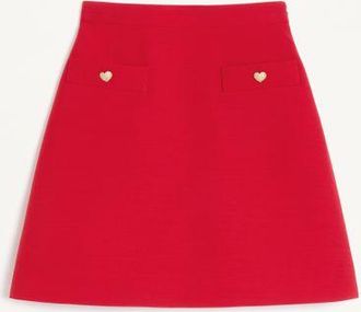Valentino Crepe Couture Skirt Woman PARIS 36