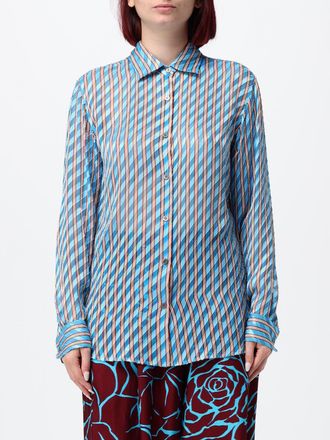 Dries Van Noten Shirt Woman color Gnawed Blue