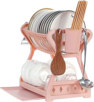 OEM 1 Escurridor De Platos, Pl&aacute;stico, Dise&ntilde;o De Almacenamiento, Estable, Cocina