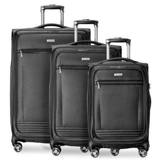 Ricardo Beverly Hills Avalon Softside 3 Piece Luggage in Black at Nordstrom