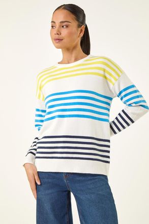Roman Stripe Knit Jumper