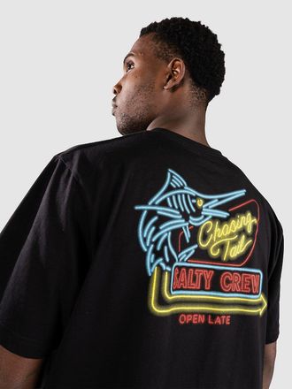 Salty Crew Neon Sign T-Shirt schwarz