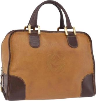 Loewe Pre-owned Hand Bag - Dames - Vintage Handtas - Bruin - ONE Size - Leer - Vintage