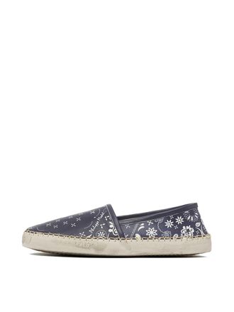 Philippe Model Mens Marseille Low Espadrille Navy Leather