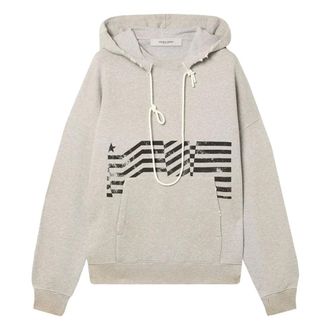 Golden Goose Hoodies, female, Gray, Size: 2XS Hoodies