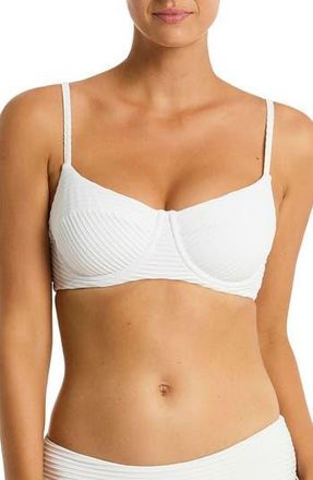 Sea Level Australia Spinnaker Underwire Balconette Bikini Top in White at Nordstrom Rack, Size 4 Us / 8 Au