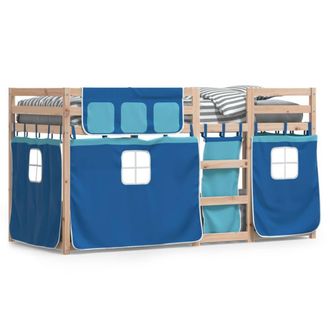 Berkfield Home Bunk Bed without Mattress Blue 80x200 cm Solid Wood Pine