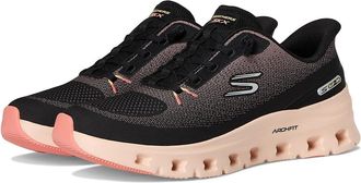 Skechers Arch Fit Glide-Step Pro Slip-Ins Womens Shoes Black Coral : 10.5 B - Medium, Textile