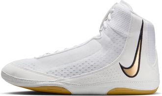 Nike Mens Inflict 4 Wrestling Shoes in White | HM9674-102