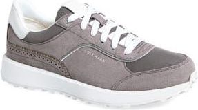 Cole Haan Grand Crosscourt Hallet Run Sneaker in Frost Gray Suede/White/Gum at Nordstrom Rack, Size 10.5