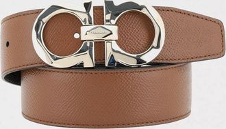 Ferragamo Cintura Gancini Ferragamo reversibile in pelle a grana