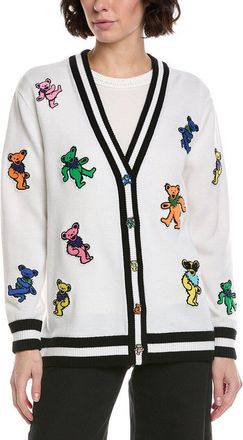 Alice & Olivia Alice + Olivia Bradford Bear Wool-Blend Cardigan