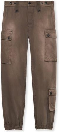 Fortela Jodit Cargo Cotton Trousers in Taupe at Nordstrom, Size 26 32 Eu