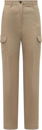 Nine In The Morning Lange Slim Fit Broek - Dames - Slim Fit Broeken - Beige - W29 - Broeken
