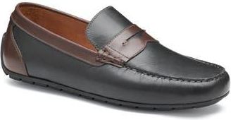 Johnston & Murphy Beck Penny Loafer in Black/Mahogany Full Grain at Nordstrom Rack, Size 11.5