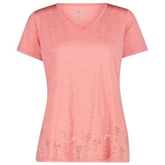 F.lli Campagnolo Light Melange T-Shirt Funktionsshirt f&uuml;r Damen | rosa/rot