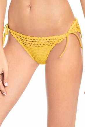 Robin Piccone Chira Tie Side Bottom In Sunglow