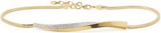 Lanvin Twist Hip Belt in Gold at Nordstrom, Size 75