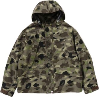 A Bathing Ape Gradation Camo 2 In 1 Snowboard Jacket Olive Drab 1L80-141-309-OLV