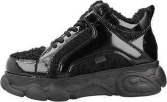 Buffalo CLD Corin Warm - Dames - Sneakers - Zwart - 41 EU - Katoen - Schoenen
