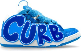 Lanvin Curb Sneakers - Heren - Sneakers - Blauw - 42 EU - Leer - Schoenen