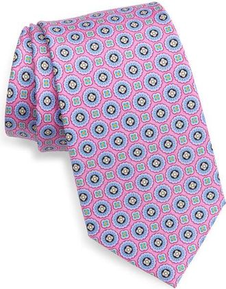 Nordstrom Jacquard Silk Tie in Pink at Nordstrom