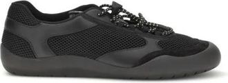 Prada Polyester Athletic Sneakers - Heren - Sneakers - Zwart - 41 1/2 EU - Polyester - Schoenen