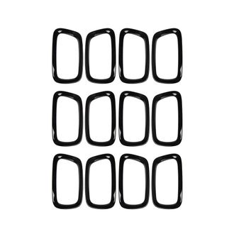 OEM 12 Piezas De Embellecedores Para Manijas De Puertas Interiores Y Molduras Para Ventanas Para Hr-v Hrv Vezel 2021 2022 Accesorios De Estilo Para Autom&oacute;