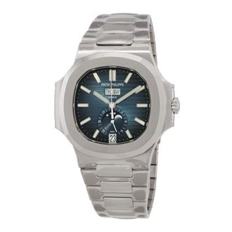 Patek Philippe Pre-owned Patek Philippe Nautilus Automatic Blue Dial Mens Watch 5726-1A-014