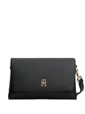 Tommy Hilfiger logo-plaque mini bag - Black