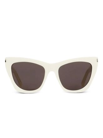 Saint Laurent Eyewear SL 214 KATE cat-eye frame sunglasses - White